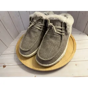 Hey Dude Britt Women's Faux Fur Lined Brown Ankle Booties Size Women's 8 thumbnail 2