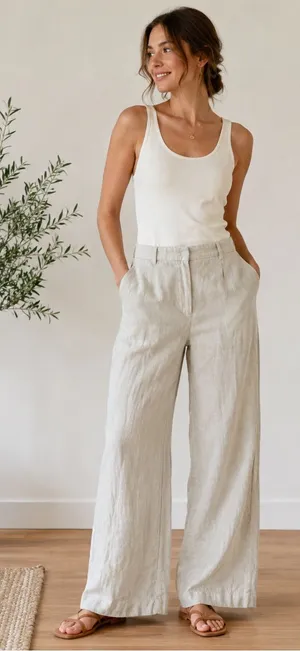 Abercrombie & Fitch Linen Collection Pants – Size 31 | 12 NWT thumbnail 1