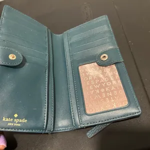 Kate Spade Blue Leather Wallet thumbnail 9