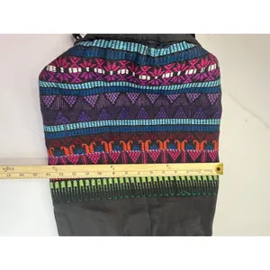 Lightweight Multicolor Boho Hippie Reusable Shopping‎ Backpack Nature Organics thumbnail 4