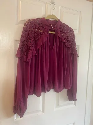 Free People Little Bit Of Love Top size Medium thumbnail 3