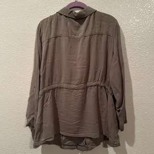 Apt 9 Green Army Style Shirt Jacket Sz XXL thumbnail 5