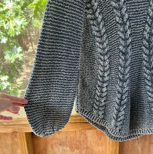 Free People Women's Back To Back Sweater Dress Blue Grey Size XS thumbnail 6