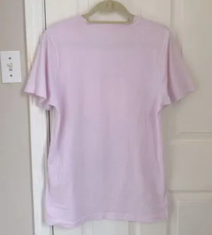 Tee Territory Beach More Worry Less Short Sleeve Tee in Light Pink & Orange thumbnail 8
