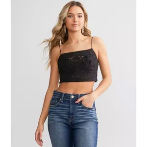 Free People Lyra Lace Bralette Black Size Medium thumbnail 2