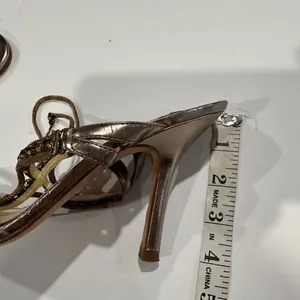 Women's Veronica‎ Pewter Sandals Heels Limited Edition - Size 8. thumbnail 11