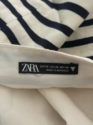 Zara Striped Bandana Tube Top thumbnail 4