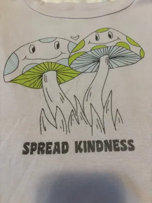 American eagle mushroom spread kindness baby tee   thumbnail 8