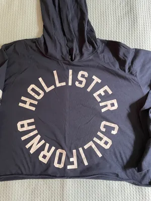 Hollister Cropped Hoodie Tee thumbnail 3