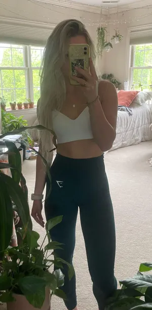 Green Gymshark Leggings thumbnail 1