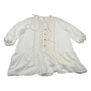 Matilda Jane‎ Light the Way Pullover Tunic Sheer Blouse Shirt Size Large Pilgrim thumbnail 5