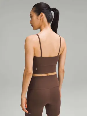Lululemon Wunder Train brown Strappy Tank Top Size 6 #activewear #yoga thumbnail 5