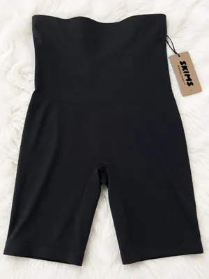 SKIMS High Waisted Shapewear Shorts Mid-Thigh BBL Lift XL NWT thumbnail 2