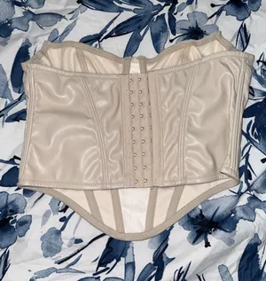 Urban Outfitters Leather Corset Top thumbnail 2