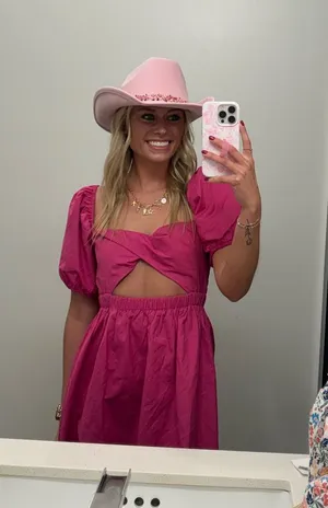 Pink dress Size XS thumbnail 1