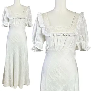 Free People Lace Dainty Ethereal Cottage Now And Forever Midi Dress Ivory Small thumbnail 11