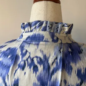 Tuckernuck Tate Dress in Blue and White Floral Long Sleeve Size XL thumbnail 7