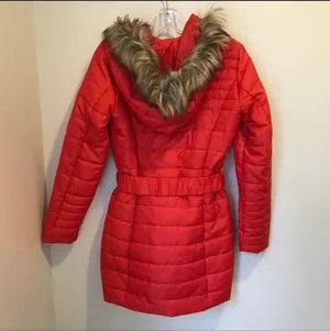 Vero Moda Padded Parka with Faux Fur Hood thumbnail 6