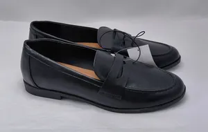Kensie Womens Penny Loafers Size 9 Black Preppy Academia Office Chic Flats thumbnail 1