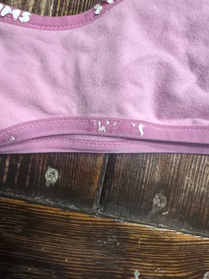 Skims hot pink sports bra size large with skims lettering thumbnail 4