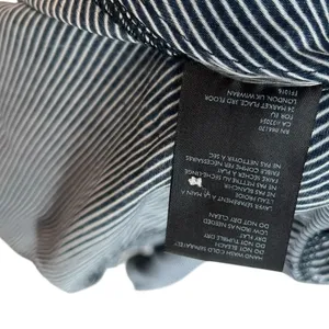 Faithfull the Brand Vinci Tie-Front Dress Cut Out Striped‎ Navy Blue Size US 6 thumbnail 15