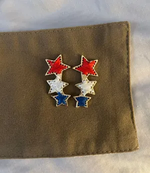 Boutique Fourth If July Star Earrings Multiple thumbnail 2