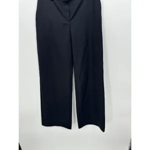 Weekday Riley Trousers Black Dark Wide Leg High Waist Dress Pants Size 36 US 6 thumbnail 5