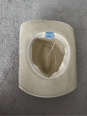 NWOT straw cowboy beach hat thumbnail 4