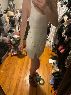 Sabo Skirt White Dress thumbnail 7