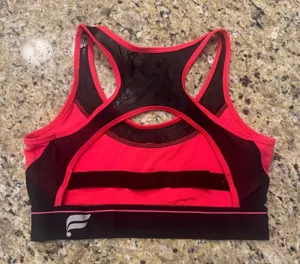 Women's Red and navy Sports Bra Fabletics size xl thumbnail 1