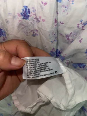 LoveShackFancy For Target White and Purple Floral Maxi Dress thumbnail 9