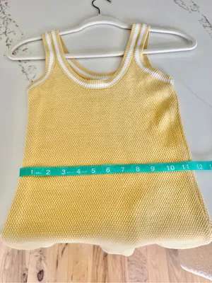ALO Yoga Tennis Club Sweater Knit Dress - Warm Butter Yellow - XS - Like New thumbnail 7