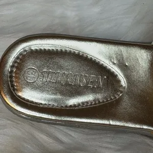 Silver Glitter Platform Shoes with Espadrille Sole thumbnail 6