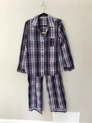 Victoria Secret Plaid Cotton Blend Pajama Set thumbnail 11