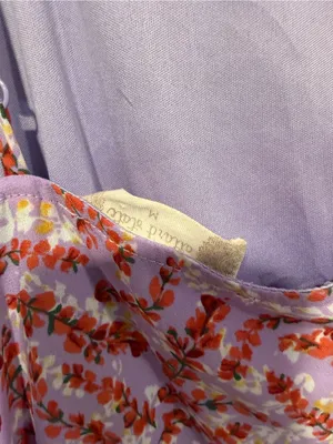 Altar’d State Pink and Orange Floral Printed Spaghetti Strap Dress thumbnail 3