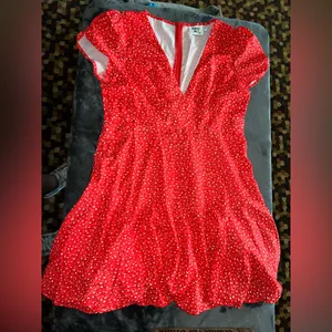 Princess Polly The Sting Mini Dress in Red Size 10 thumbnail 5