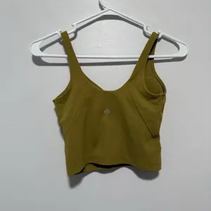Lululemon Align Nulu‎ Tank Top Auric Gold Size 2 thumbnail 4