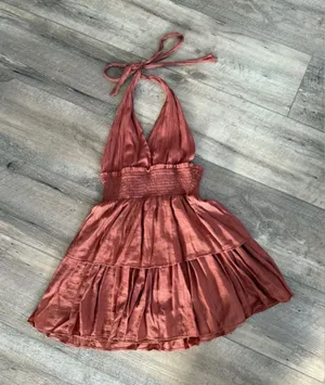 Idem Ditto Dress Ruffle Pink thumbnail 1