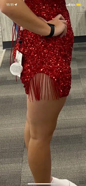 Amarra Homecoming Dress Red Size 12 thumbnail 8