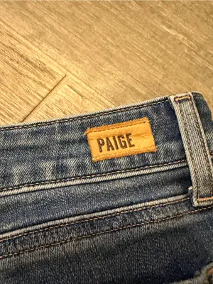 PAIGE Verdugo Ankle Jeans Women's Size 32 Blue Mid Rise Raw Hem Skinny thumbnail 8