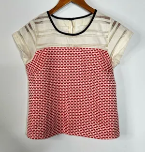 Weston Short Sleeve Blouse Size Xsmall‎ thumbnail 1
