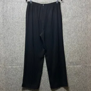 Vintage Dani Max Pinstripe Dress Pants Elastic Waist Trousers‎ Career Size 12 thumbnail 6