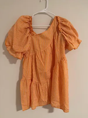 Orange Shein Dress thumbnail 3