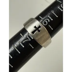 James Avery Sterling Silver Open Cross Ring Size 7 thumbnail 6