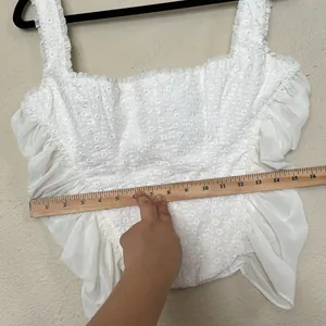 HOUSE OF CB 'Catalina' White Broderie Anglais Corset NWOT size XL‎ thumbnail 7