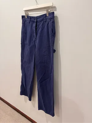 New! Betty Chow LA Size 27 Wide Leg Utility Carpenter Pants thumbnail 2