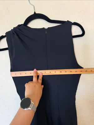 House of CB Keoni Blacl Asymmetric Draped Maxi dress nwot size XS $289 thumbnail 10