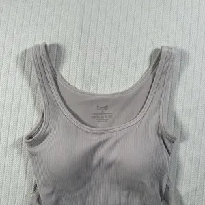 Pro-Fit Sports Bra Womens Small Purple Ribbed Stretch Crop Athletic Tank Top thumbnail 2