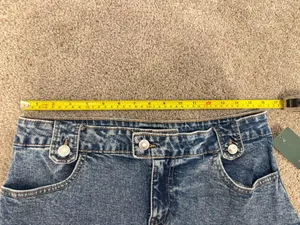 Wild Fable Blue Jean Skater Skirt Size 10 thumbnail 4