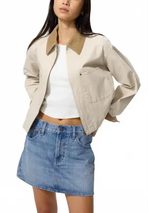 Uniqlo Denim Mini Skirt NWT Blue Medium thumbnail 1
